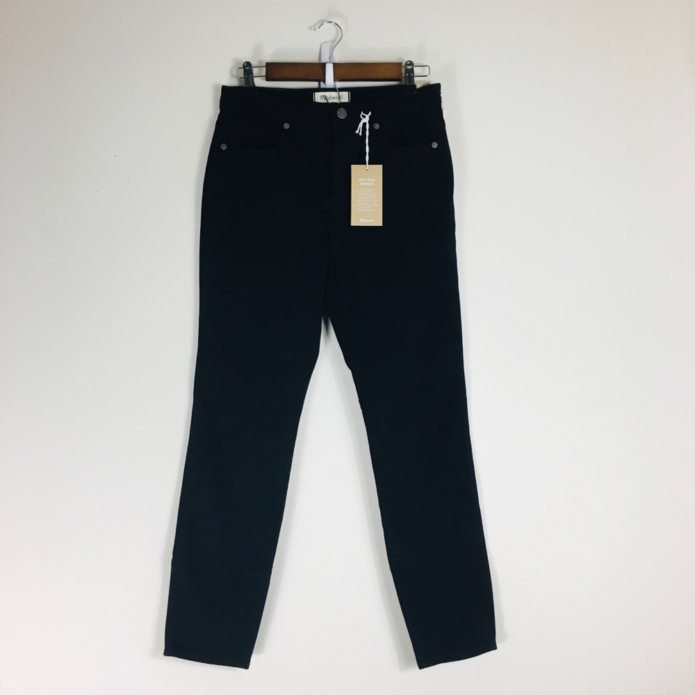 Madewell NWT Black High Rise Skinny Jeans Sz 27 - Picture 5 of 12